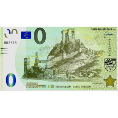 0 Euro Biljet Hrad Devin - Burg Theben
